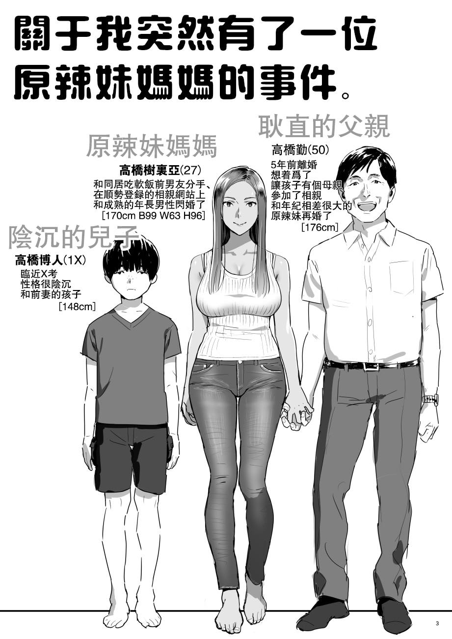 不自量力的老爸娶了個正妹媽媽